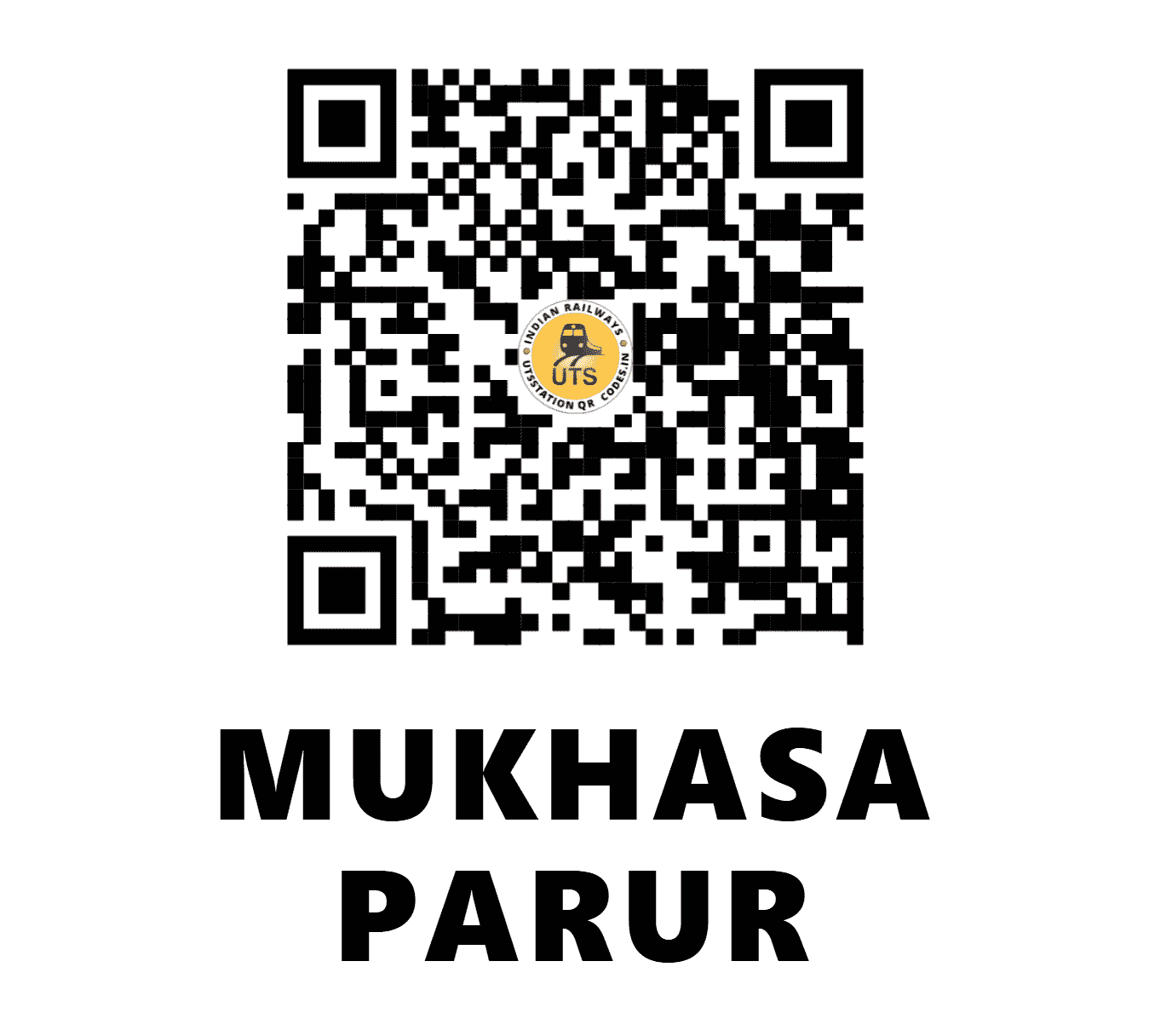 UTS QR Code for MUKHASA PARUR - MKSP - SR (TAMIL NADU)
